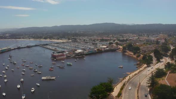 Aerial View of the Monterey Bay Aquarium Pacific Grove