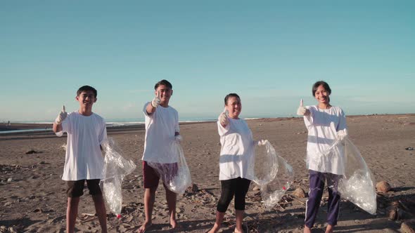 Saving Beach From Pollution Together