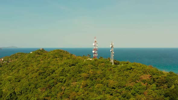 Telecommunication Tower, Communication Antenna in Asia