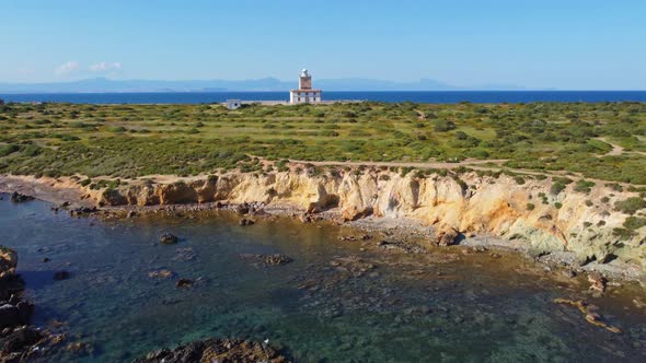 Island Lighthouse 4k