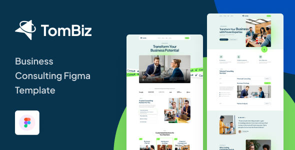 Tombiz – Business Consulting Figma Template – 0 Sold!