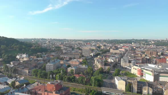 Provincial Town Cityscape