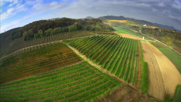 Hot-air balloon timelapse