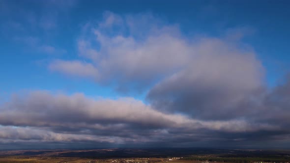 Beautiful blue sky with clouds background, Sky clouds and sun