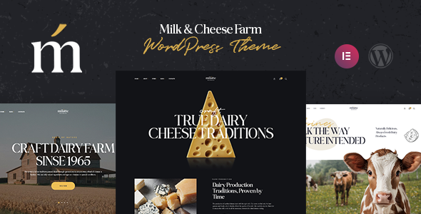 Milatte - Milk & Dairy Farm WordPress Theme