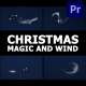 Christmas Magic Wind Elements | Premiere Pro MOGRT - VideoHive Item for Sale