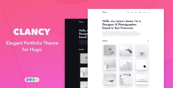 Clancy – Elegant Portfolio Theme for HUGO