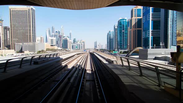 Metro Dubai Day Time Lapse