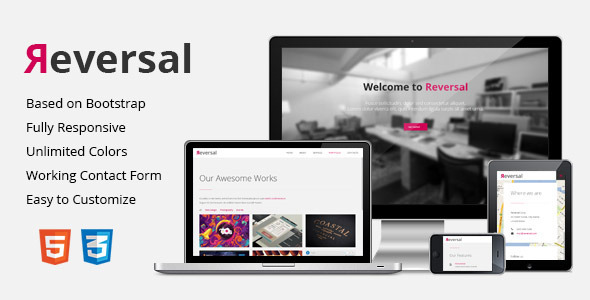 Reversal - Responsive One-Page Template