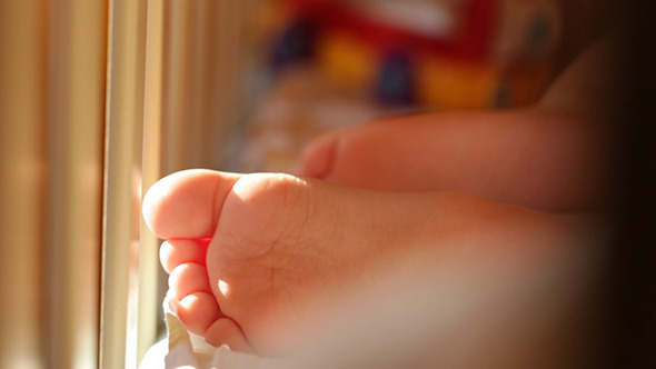 Baby's Foot in the Sunlight 3