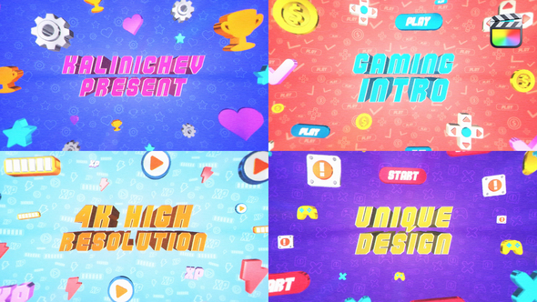 Gaming 8 Bit Intro - FCPX alt