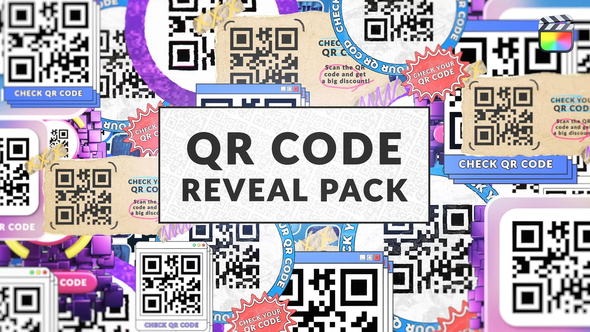QR Code Reveal Pack - FCPX alt