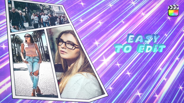 Comics Colorful Opener - FCPX alt