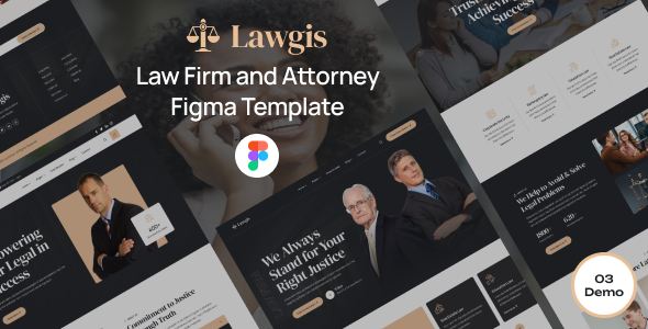 Lawgis – Law Firm and Attorney Figma Template – 0 Sold!