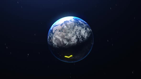 Realistic Earth Zoom To Japan