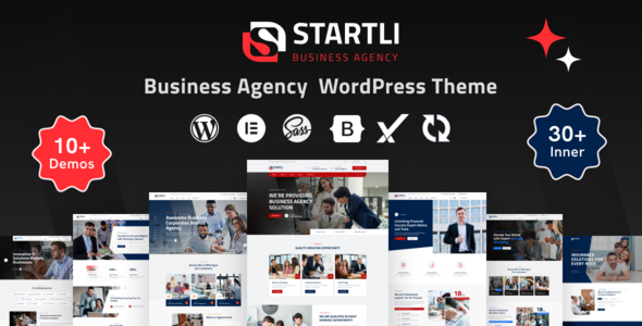 Startli - Elementor Business Consulting WordPress Theme + RTL