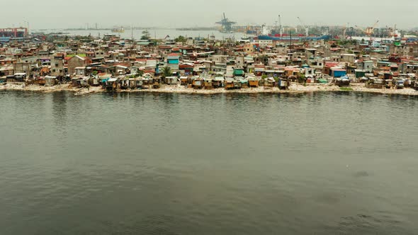 Slums and Poor District of the City of Manila