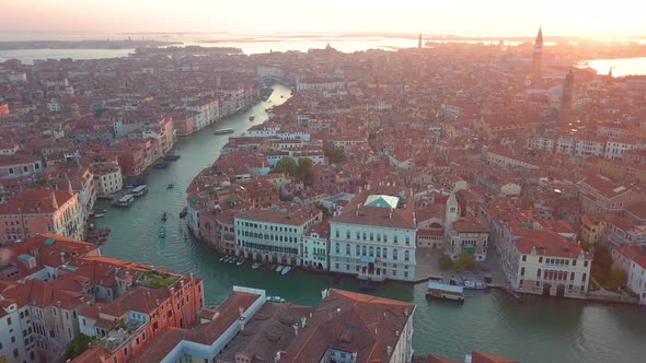 Aerial View Italy Venice