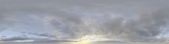 Skydome HDRI - Sunset Clouds II