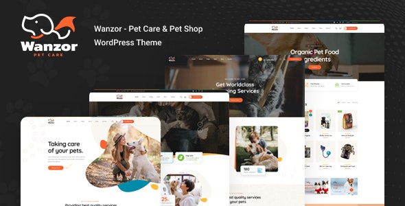 Wanzor - Pet  WordPress Theme