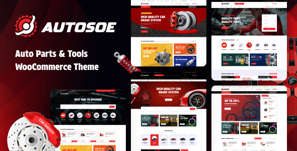 Autosoe - Auto Parts WooCommerce WordPress Theme