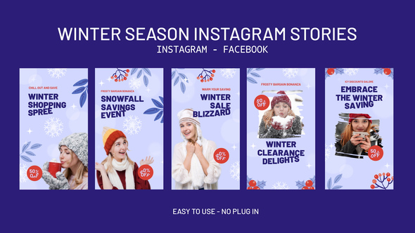 Winter Season Instagram Stories alt