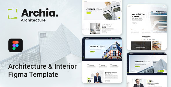 Archia - Architecture & Interior Figma Template