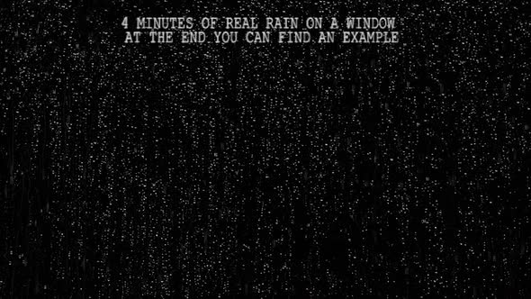 Rain On Window With Black Background 04