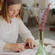 Mature Woman Making Paper Vine Basket at Home - VideoHive Item for Sale