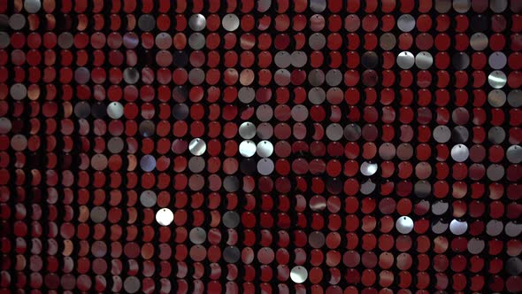 Silver Glitter Sparkling Background Animation