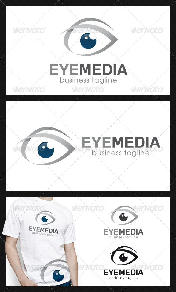 Eye Media Logo Template