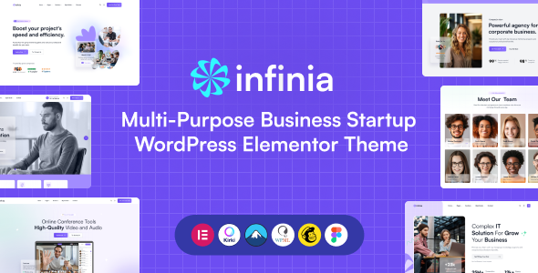 Infinia – Multipurpose Business Startup WordPress Elementor Theme – 0 Sold!