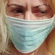 Blonde Girl with Sanitary Mask - VideoHive Item for Sale