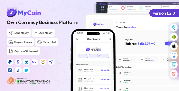 MyCoin - Own Currency Business Platform Full Solution