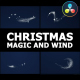 Christmas Magic Wind Elements | DaVinci Resolve - VideoHive Item for Sale