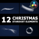 Christmas Stardust Elements | DaVinci Resolve - VideoHive Item for Sale