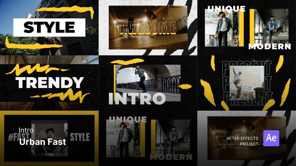 Intro/Opening - Urban Fast After Effects Project Files alt