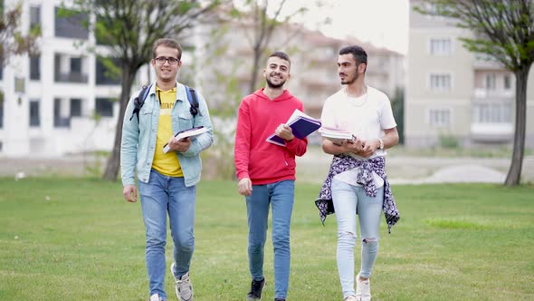 University Students Go To School