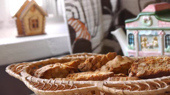 Taking Biscuits From The Basket