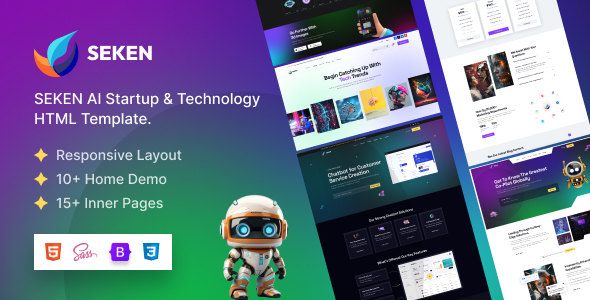 SEKEN - Artificial Intelligence & Startup HTML5 Template