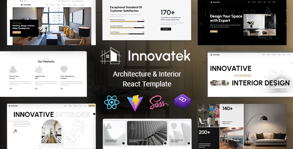 Innovatek – Architecture & Interior React Template – 0 Sold!