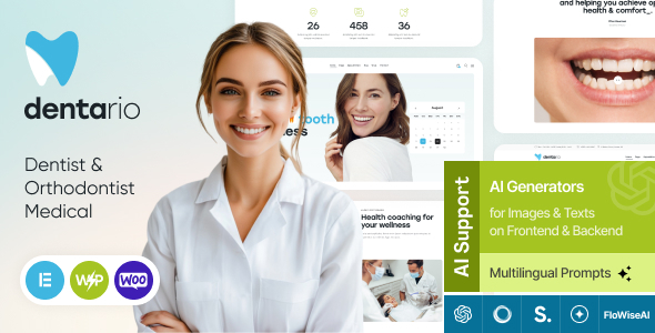 Dentario | Dentist & Orthodontist Medical WordPress Theme