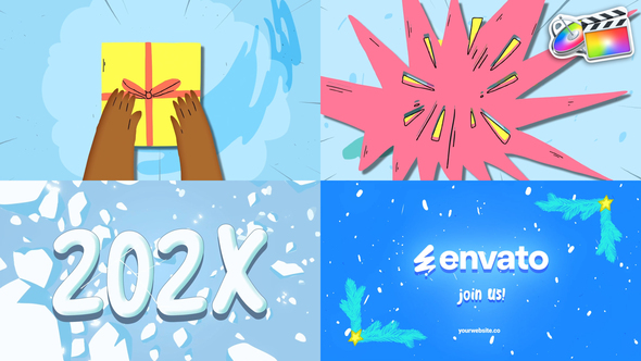 Christmas Gift Logo Opener | FCPX alt