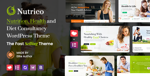 Nutrico - Nutrition Health Services WordPress Theme + Appointment Booking