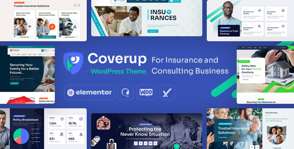 CoverUp – Insurance & Consulting Business WordPress Theme – 0 Sold!