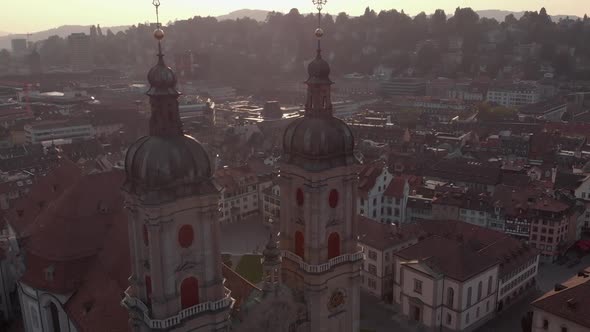 Abbey Cathedral of Saint Gall in Switzerland