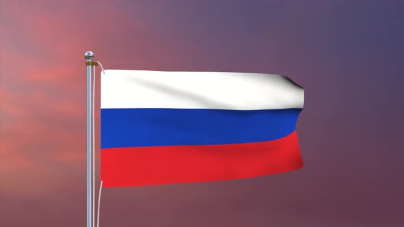 Russia Flag 4k