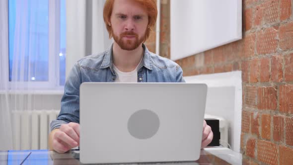 Tension and Headache Frustrated Man with Stress of Work