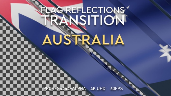Flag of Australia Transition | UHD | 60fps alt