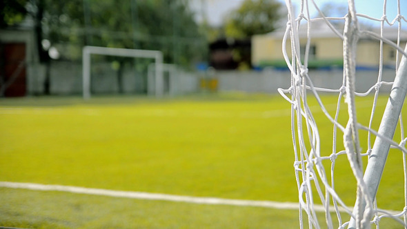 Vacant Football Field  